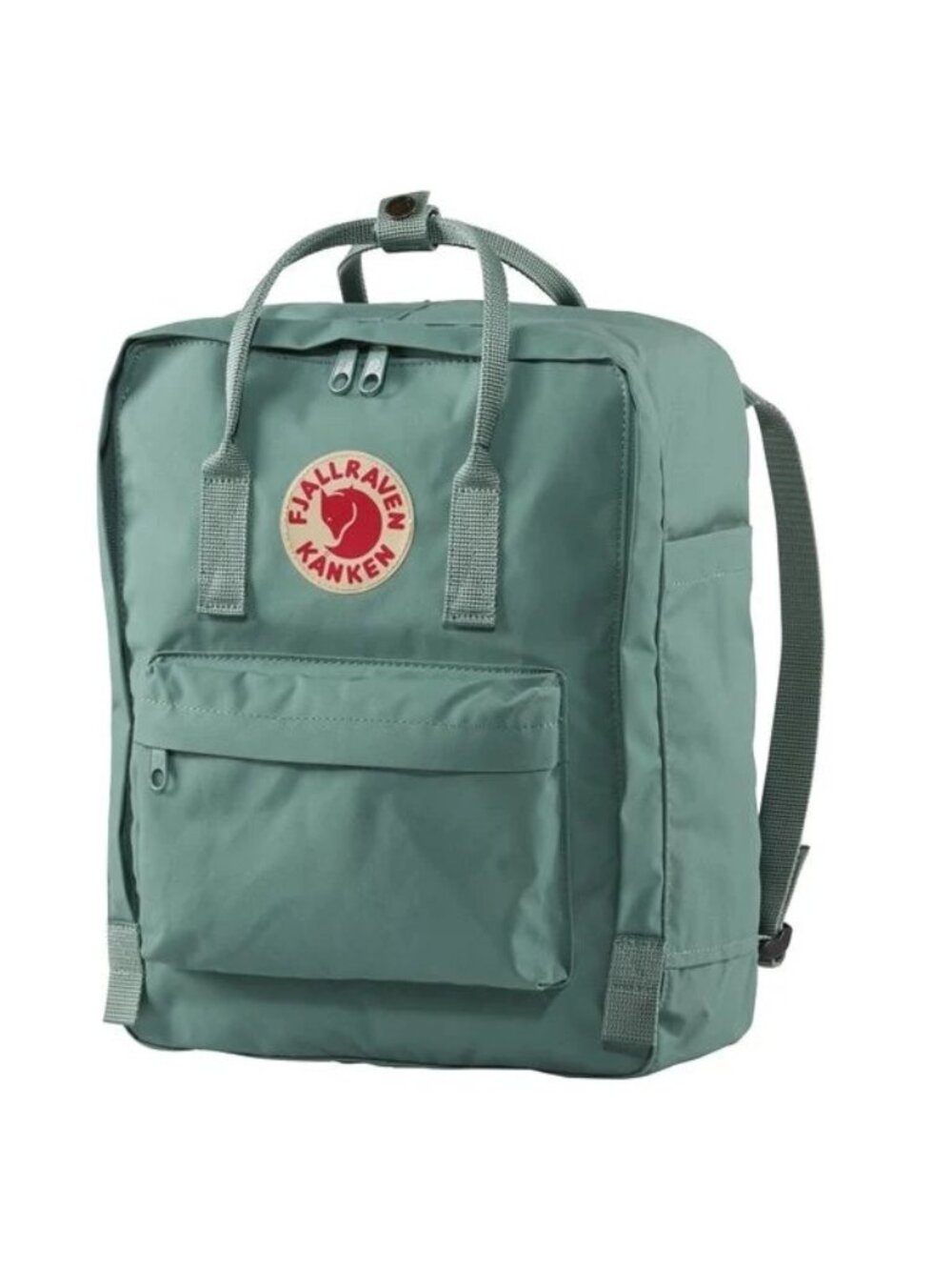 Fjallraven Kanken Classic Backpack in Frost Green Convertible Swedish GUC P7 13